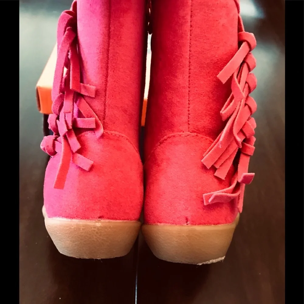 Jelly Beans Downfall Fuchsia Toddler Boot